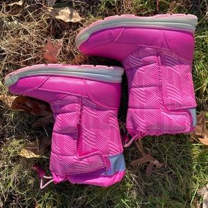 Lands end girls size 2 waterproof snow boots